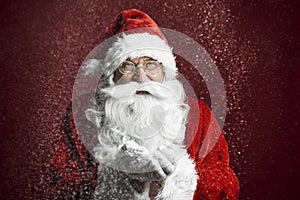 Santa Claus during the Christmas