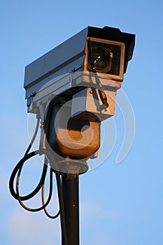 Close up of CCTV camera