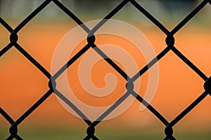 Close Up Chain Link Fence