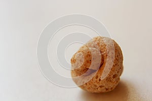 Close-up of a cheerio