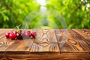Cherry wood tabletop texture