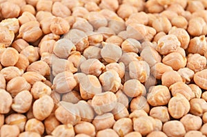 Close up of chickpeas