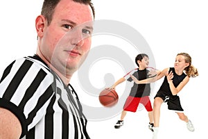 Close Up Children's Basketball Referee