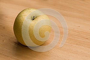 Close up chinese pear on the wooden table