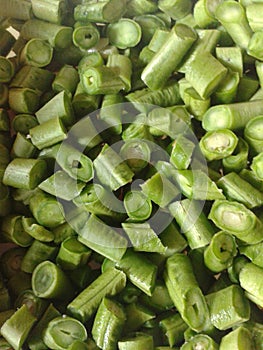 Chopped yard long bean