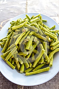 Chopped yard long bean