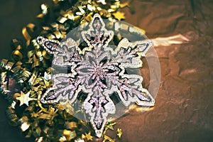 Close-up of Christmas star