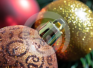 Close up Christmast ball