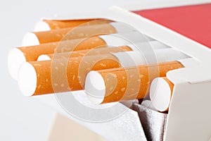 Close-up Cigarette box