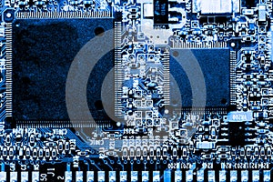 Close up of Circuits Electronic on Mainboard Technology computer background logic board,cpu motherboard,Main board,sys