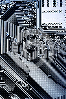 Close up of Circuits Electronic on Mainboard Technology computer background logic board,cpu motherboard,Main board,sys