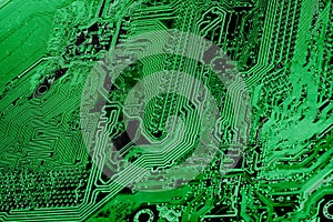 Close up of Circuits Electronic on Mainboard Technology computer background logic board,cpu motherboard,Main board,sys