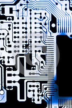 Close up of Circuits Electronic on Mainboard Technology computer background logic board,cpu motherboard,Main board,sys