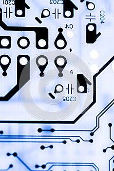 Close up of Circuits Electronic on Mainboard Technology computer background logic board,cpu motherboard,Main board,sys