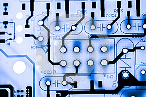 Close up of Circuits Electronic on Mainboard Technology computer background logic board,cpu motherboard,Main board,sys