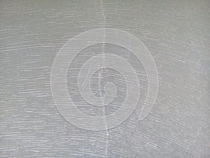 Cracked white plastic.