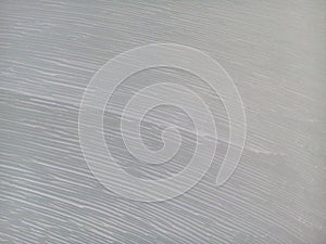 Cracked white plastic.