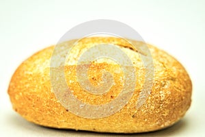 Close up of classic bread with golden crust