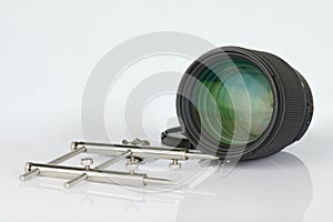 Close up of clean lens
