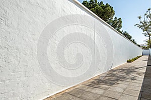 White wall texture background material