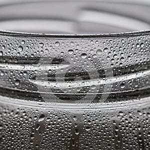 Close-up of a clear glass surface