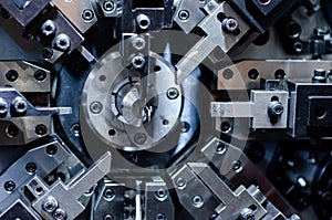 Close-up of CNC Multiforming machine