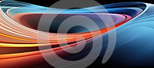 A close up of a colorful abstract background. Generative AI image.