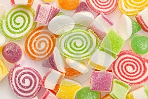 Close-up colorful candy