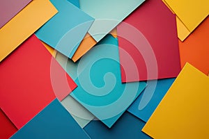 Colorful Folder Index Representing Organization