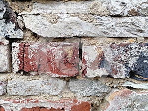 Close up of colorful old stone textured pattern