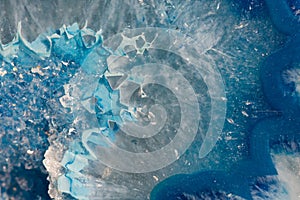 Close-up of a colorful stone