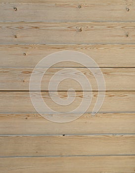 Close up of composite decking. Wood planks. Kiln dried wooden lumber texture background.