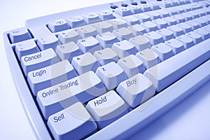 Close Up of Computer Keyboard