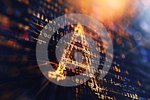 Close Up of Computer Screen Showing Numbers