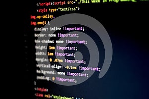 computer wed page code