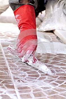 Close up of construction worker