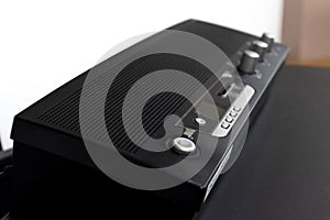 Close up control Units microphone meeting