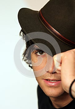 Close up of cool guy