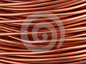 close up copper wire background