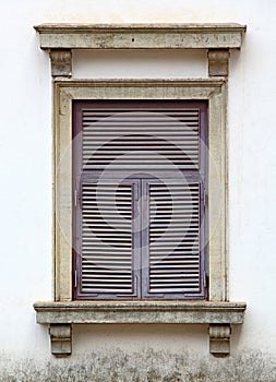 Close up of Corinthian Style Window