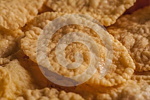 Close-up of Corn flake