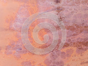 Corroded Metal Sheet with Rust Patterns