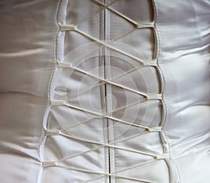 Close-up - corset lacing