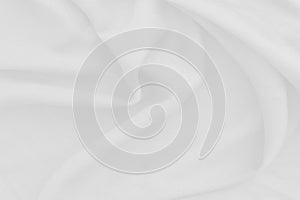 Close Up of cotton white fabric texture, abstract.