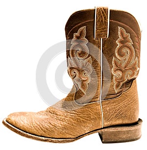 Close-up of cowboy boot