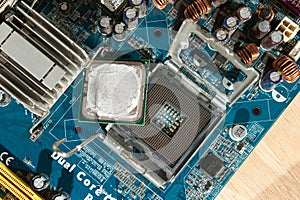 Close up CPU Socket