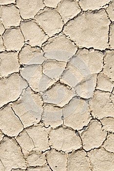 Close up of cracked ground