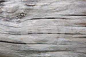 Close up of cracked wood background