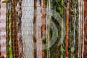 Close up of creative abstract wampum photo