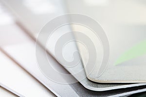 close-up of credit card background